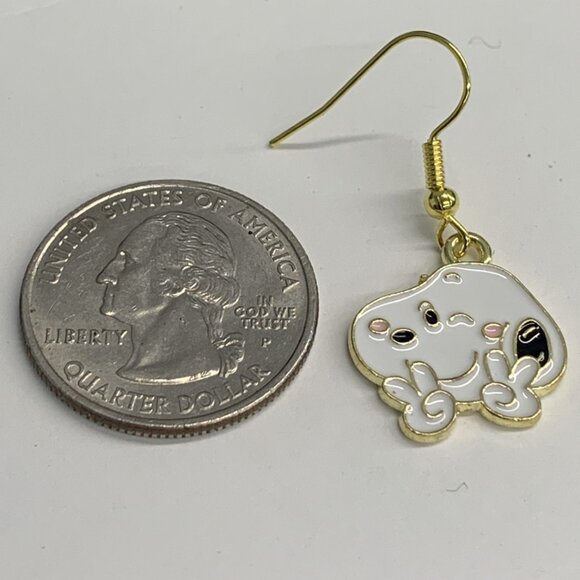 Snoopy Earring, Peanuts Earring, Snoopy Jewelry, Gift Idea, Peanuts Jewelry - Picture 4 of 5